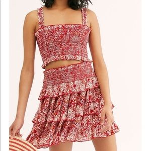 Free people Thalia printed set